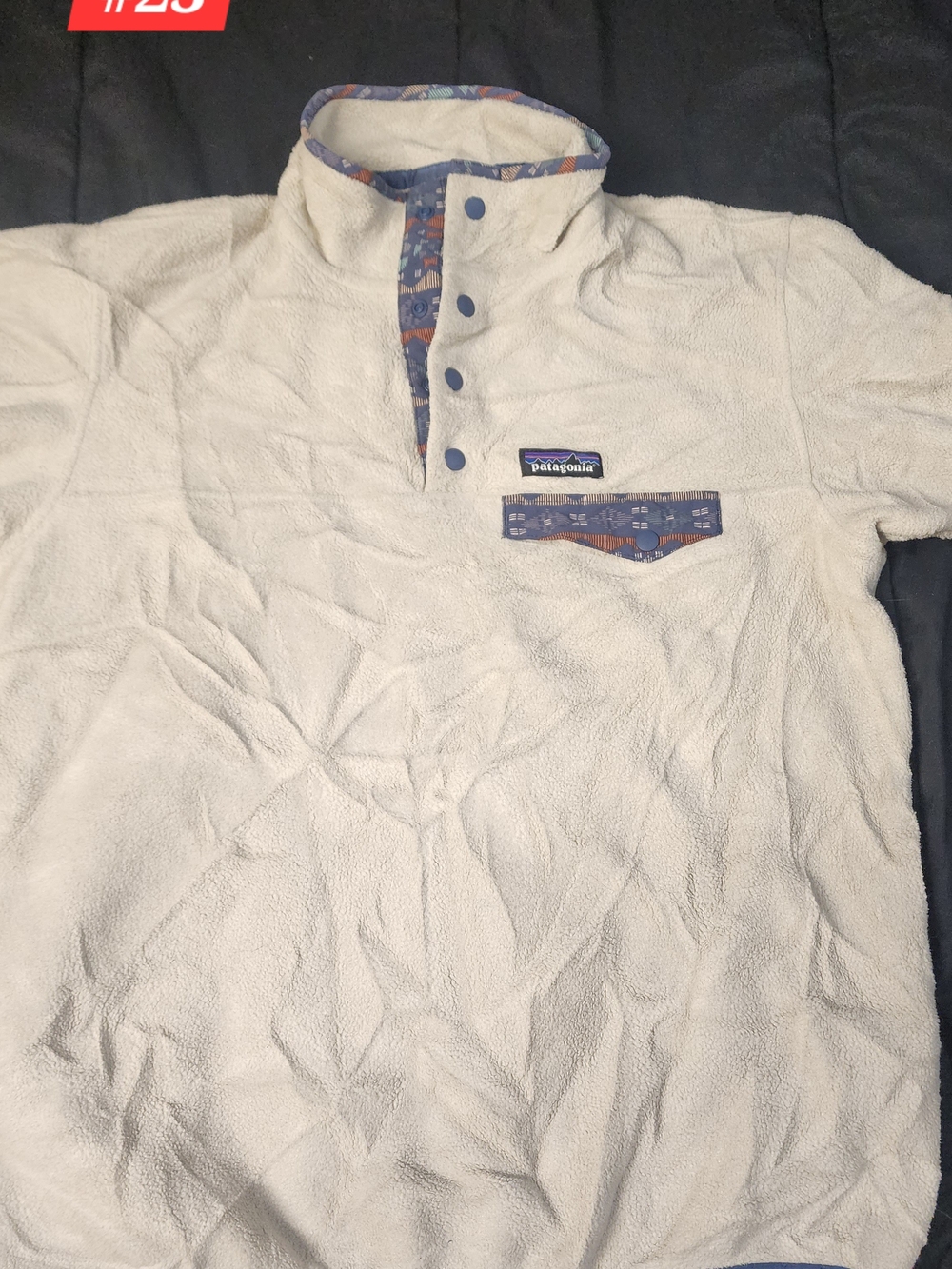 Patagonia Men's Ivory Snap-T Fleece Pullover